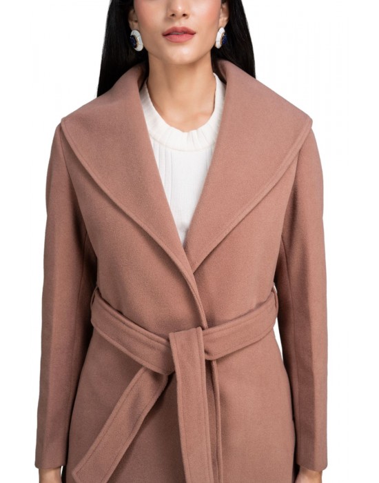 Women Coat Nude beige